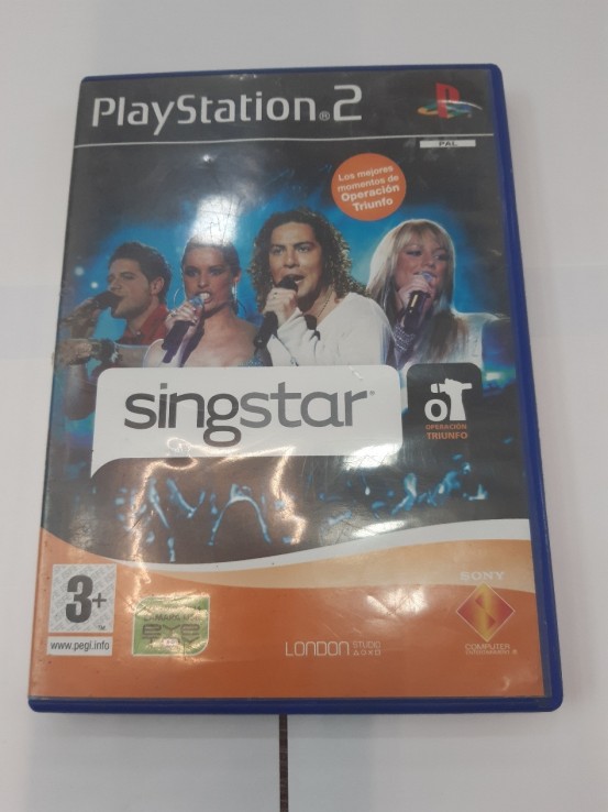 1-1-220312-1-Videojuego PS2 Singstar Operación triunfo Ps2