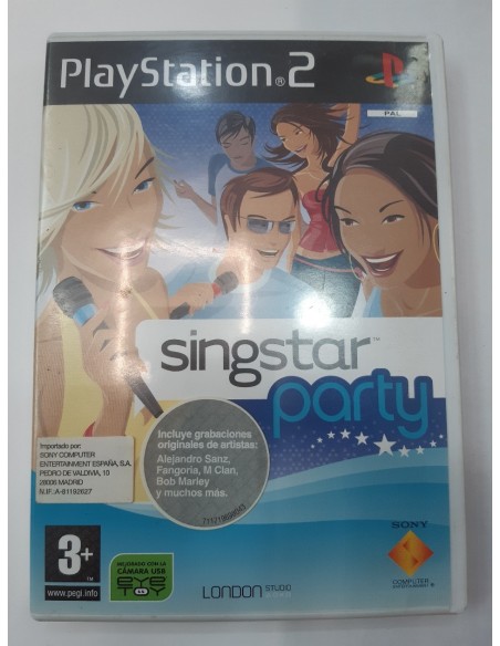 1-1-228897-2-Videojuego PS2 Singstar Party 