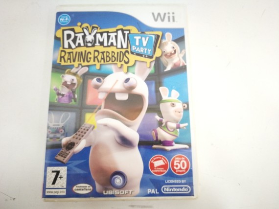 1-1-189637-1-Videojuego Nintendo Wii Rayman Raving Rabbids