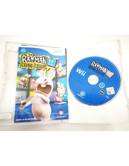 1-1-189637-2-Videojuego Nintendo Wii Rayman Raving Rabbids