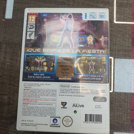 1-1-198973-2-Videojuego Wii The Black Eyed Peas Experience