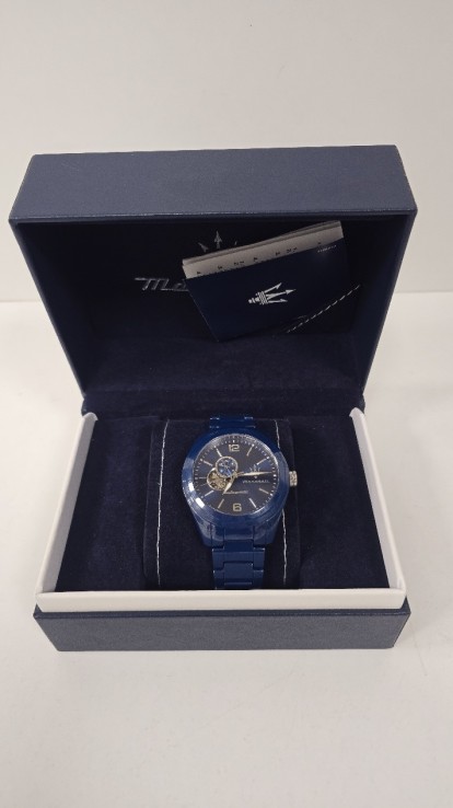1-1-250883-1-Reloj Alta Gama Caballero Maserati Traguardo Automatico 45mm