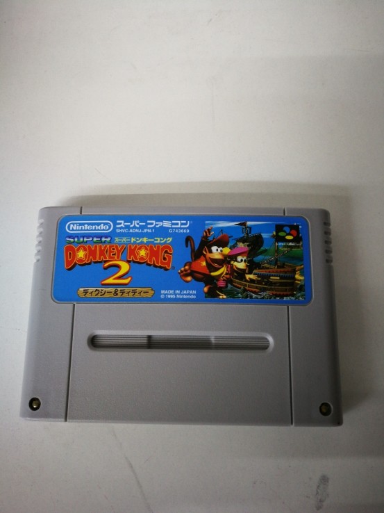 1-1-237765-1-Videojuego Super Famicom Donkey Kong 2