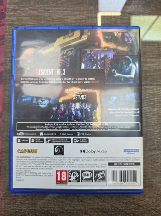 1-1-269376-4-Videojuego PS5 Resident Evil 3 