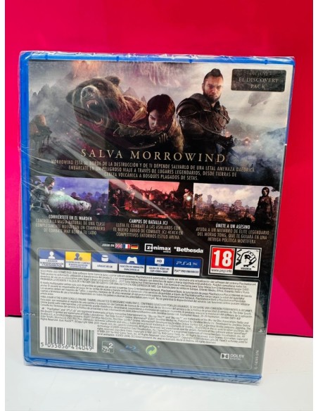 1-9-64539-2-Videojuego PS4 Morrowind solo online (precintado)