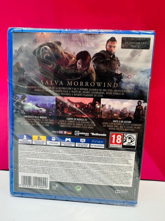 1-9-64540-2-Videojuego PS4 Morrowind solo online (precintado)