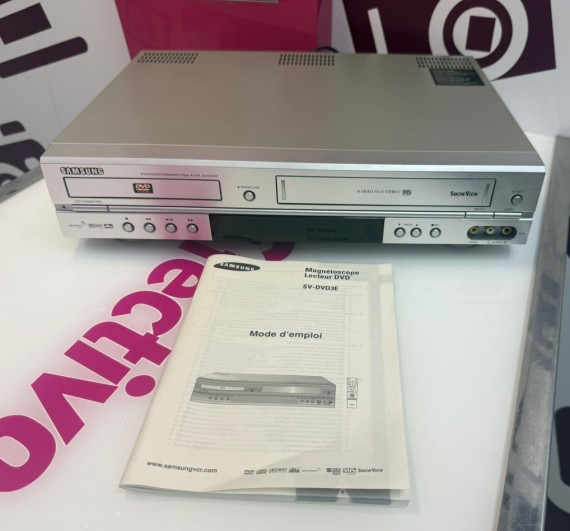 9-9-77869-3-Reproductor DVD vhs samsung sv-dvd3e 