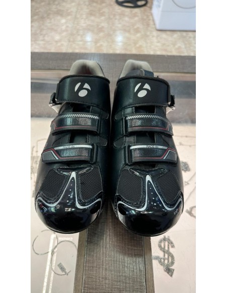 1-1-247763-1-Zapatilla Ciclismo Bontrager Talla 44 Negra Gris