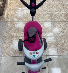 1-1-268394-1-Portabebe Bicicleta Feber Rosa Gris 2