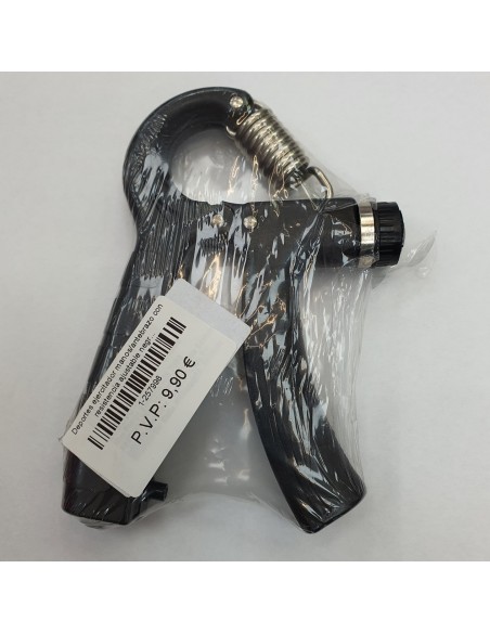 1-1-257998-1-Deportes ejercitador manos antebrazo con resistencia ajustable negro 
