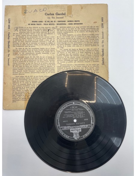 1-1-269693-2-Vinilo Carlos Gardel La Voz Inmortal