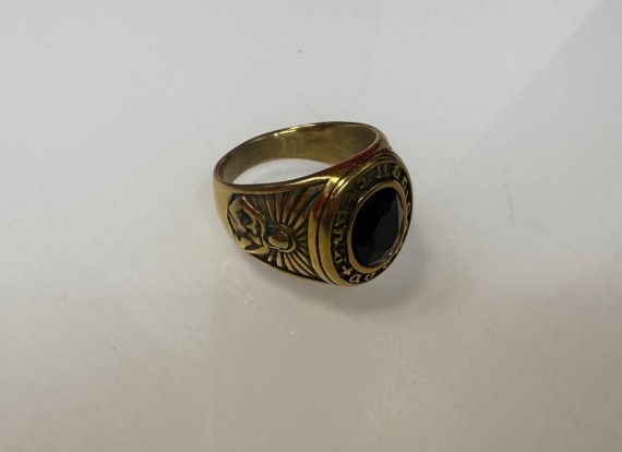 7-9-75689-2-Anillo acero hombre piedra negra y cristo t 19