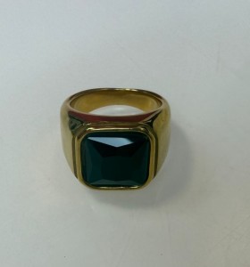 7-9-75688-1-Anillo acero hombre tipo sello piedra negra t 18