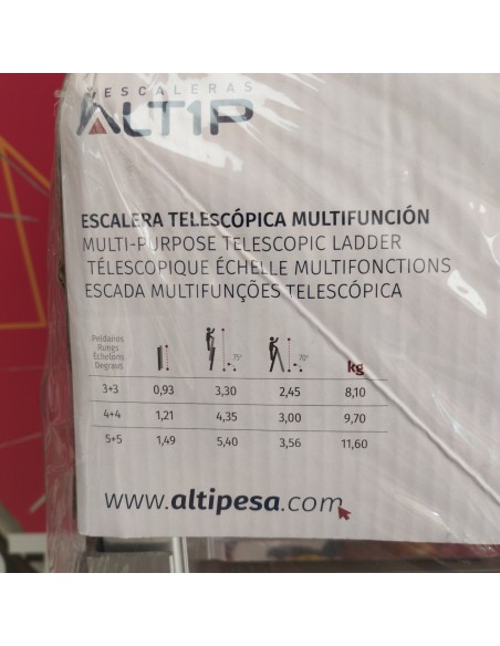 6-6-162709-3-Escalera Telescópica Articulada Aluminio 44 Pestaña