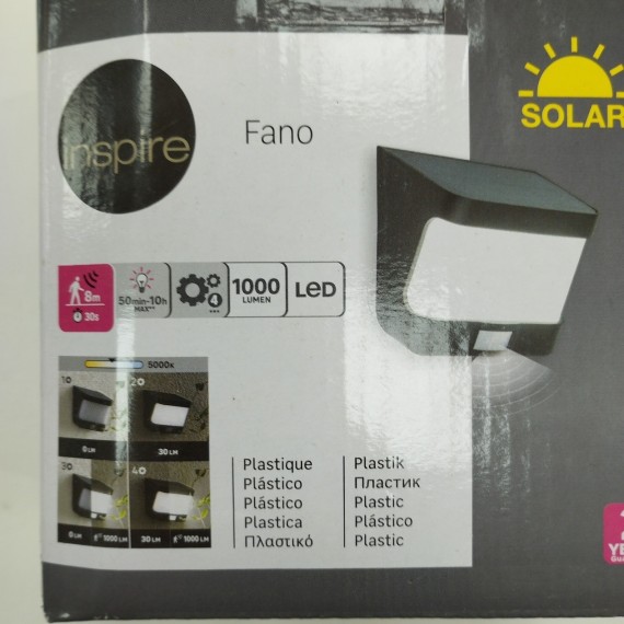 6-6-164617-2-Electricidad Electricidad Aplique solar exterior luz LED