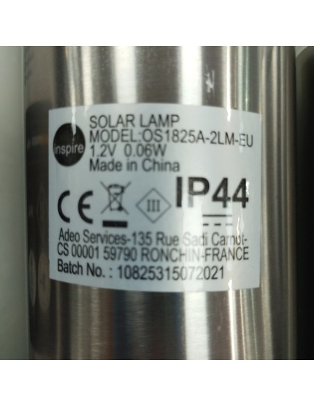 6-6-164634-2-Electricidad Pack de 2 balizas jardín solar exterior 