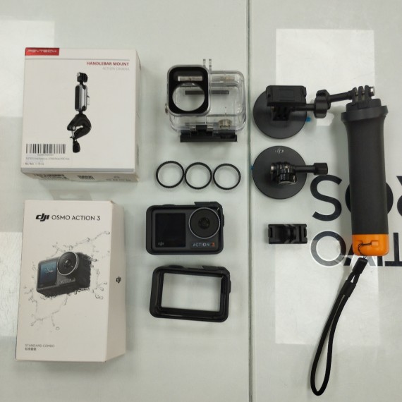 6-6-165512-1-Videocámara Digital DJI Osmo Action 3 Con Accesorios