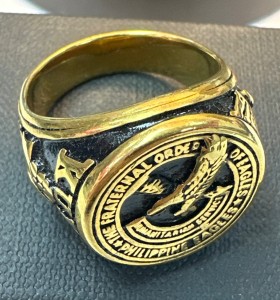 6-9-75538-1-Anillo acero dorado con aguila T29
