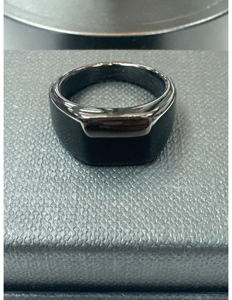 6-9-75706-1-Anillo acero negro tipo sello T13