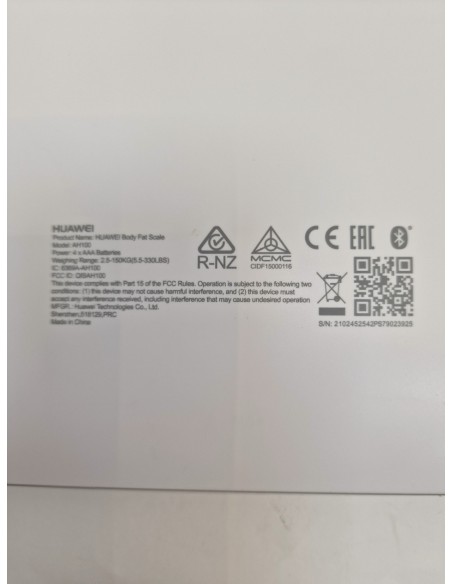 1-1-270692-3-Bascula baño Huawei Fat Scale AH100
