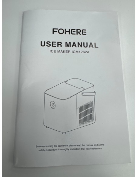 1-1-260343-4-Cocina FOHERE Maquina De Hielo Para Encimera 