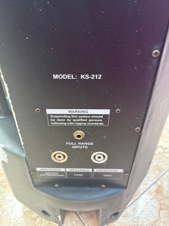 1-1-264192-7-Sonido 2 Altavoces Ks 212 Negros