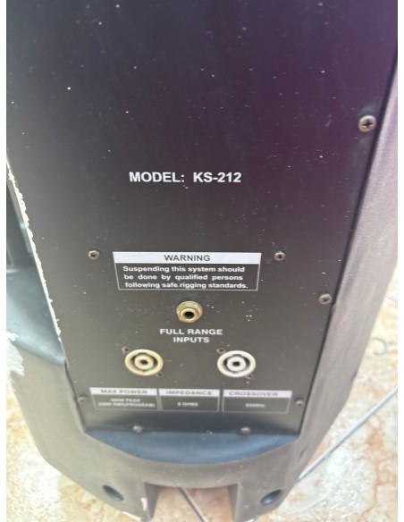 1-1-264192-7-Sonido 2 Altavoces Ks 212 Negros
