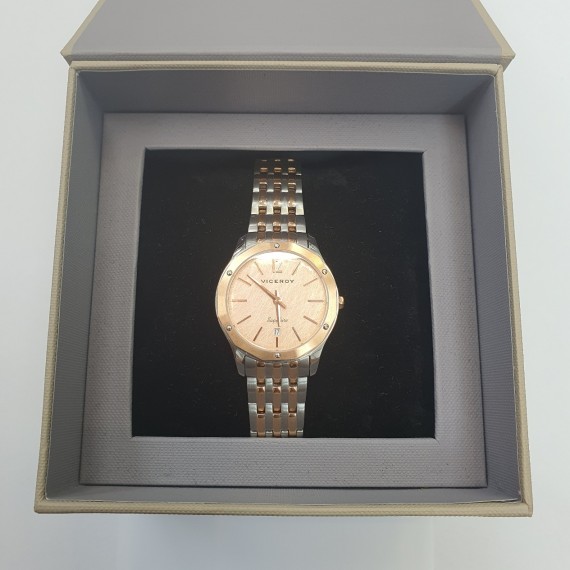 1-1-257338-1-Reloj Pulsera Señora Viceroy GRAND Mujer Analógico Plateado Y Rosé 471134-95 
