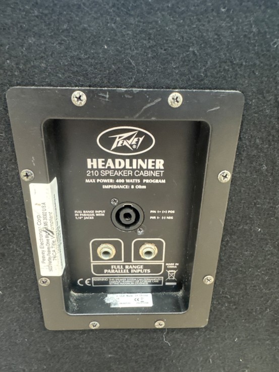 1-1-265484-3-Música Profesional PEAVEY HEADLINER 210 Pantalla De Bajo 