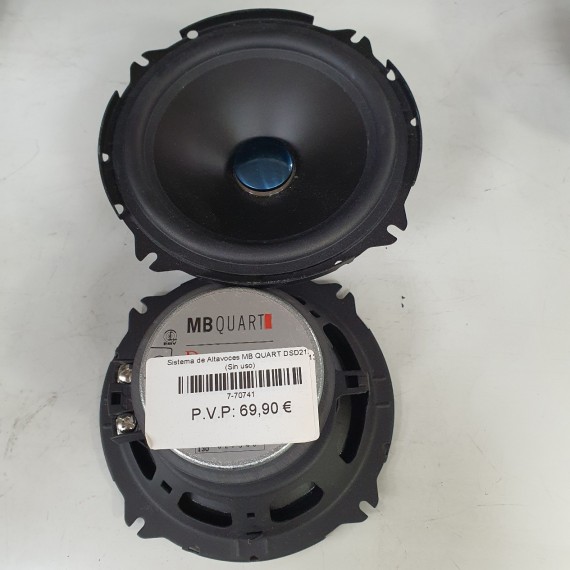 1-7-70741-1-Sistema de Altavoces MB QUART DSD213 (Sin uso)