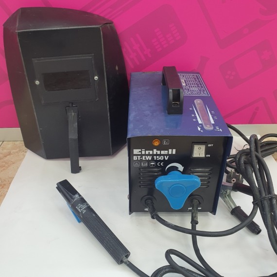 1-1-265272-1-Soldador Einhell BT-EW 150 Con Máscara 