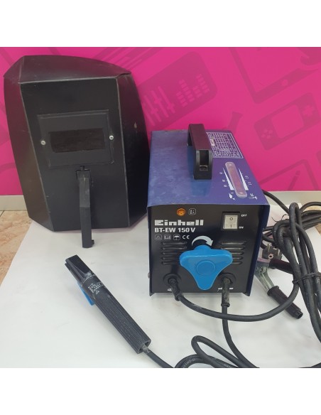 1-1-265272-1-Soldador Einhell BT-EW 150 Con Máscara 