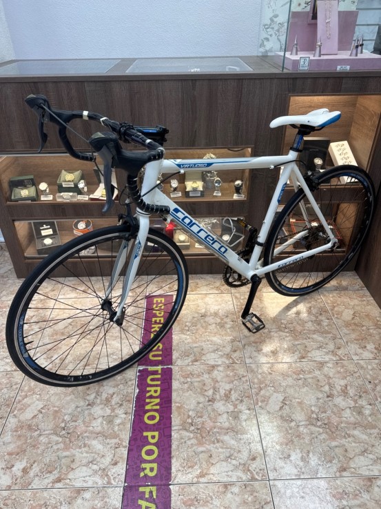 1-1-264419-1-Bicicleta Carretera Carrera 6061 T6 Blanca Talla M Blanca