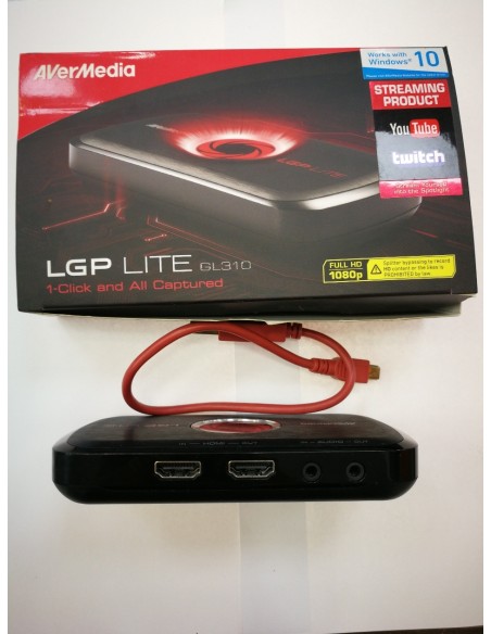 1-1-248369-2-Periféricos Capturadora De Vídeo AVerMedia LGP Lite GL310 Full Hd 1080P 
