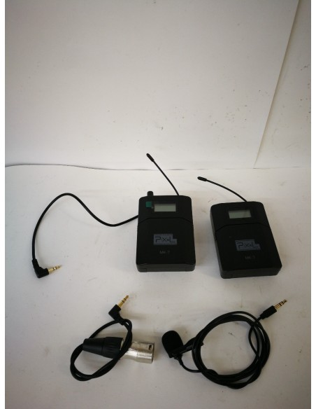 1-1-235767-1-Microfono Pixel MK-7-6 Channels UHF Wireless Lavalier Microphone 