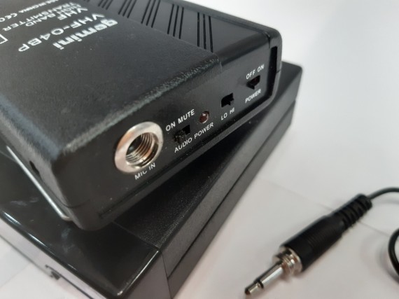 1-1-245608-3-Micrófono Gemini Vhf-04Bp Receptor VhF 1001
