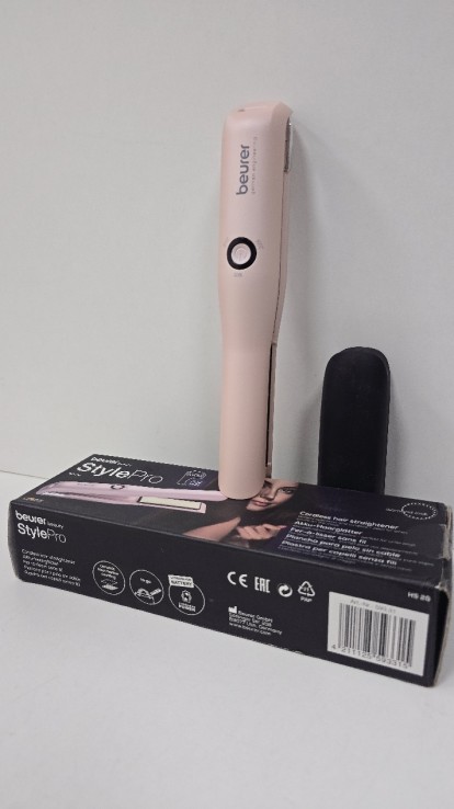 1-1-252036-1-Alisador Pelo Beurer HS 20 Plancha De Pelo A Batería Con Carga USB 