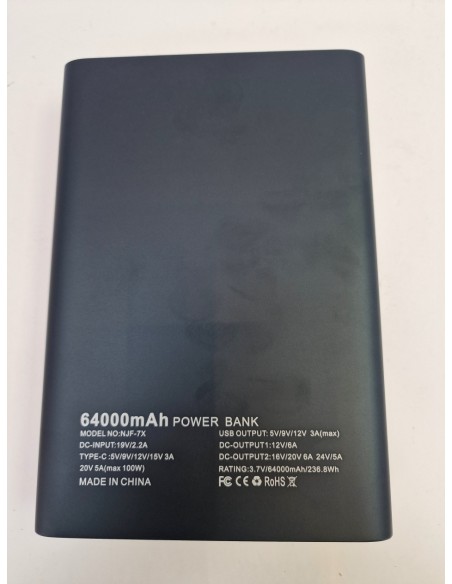 1-1-264566-3-Bateria Portatil Power Bank 64000mah (Sin Uso)