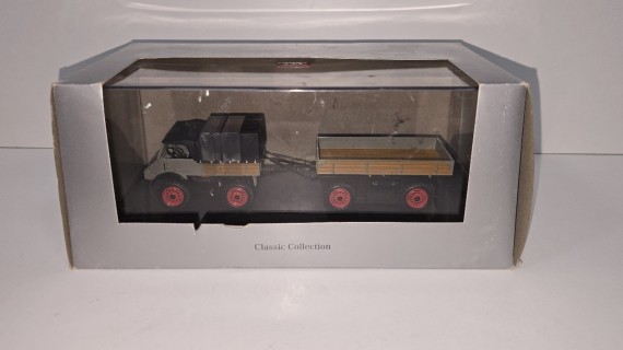 1-1-251620-1-Bebé y juguetes schuco mercedes-benz unimog 401 mit müller-mitteltal-anhänger