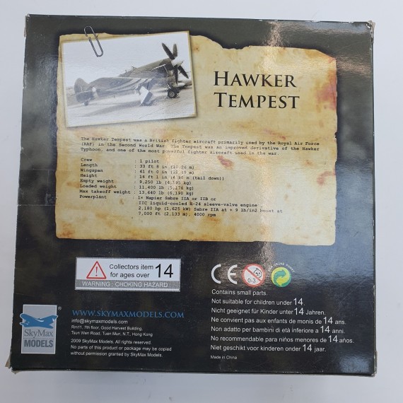 1-1-251656-3-Bebé y juguetes SkyMax models Hawker Tempest