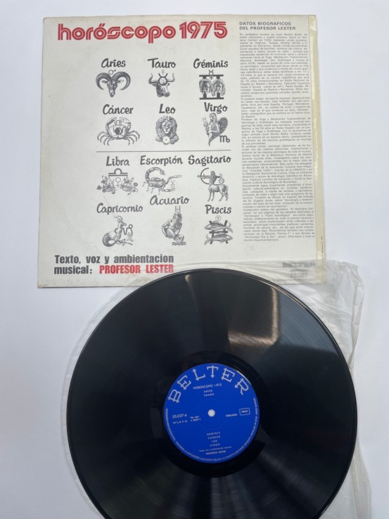 1-1-269689-2-Vinilo Horóscopo 1975 Profesor Lester