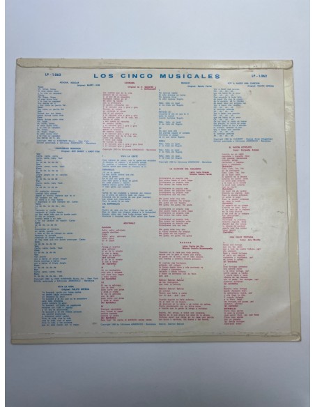 1-1-269696-2-Vinilo Los 5 Musicales