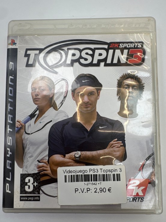 1-1-271542-1-Videojuego PS3 Topspin 3 