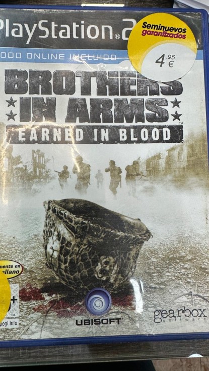 1-1-243563-1-Videojuego PS2 Brothers in arms earned in blood