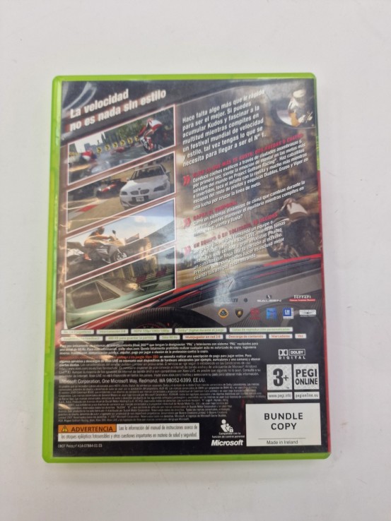 1-1-261154-2-Videojuego Xbox 360 Project Gotham Racing 4