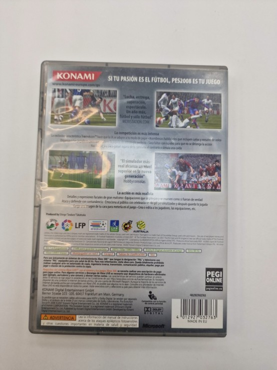 1-1-264830-2-Videojuego Xbox 360 Pes 2008