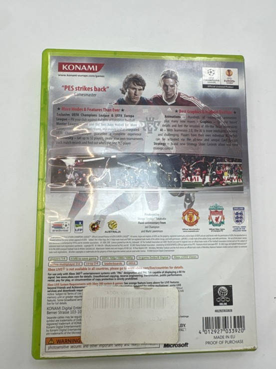 1-1-264913-4-Videojuego Xbox 360 PES 2010