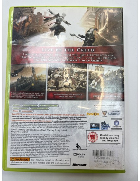1-1-271573-2-Videojuego Xbox 360 Assassins Creed II