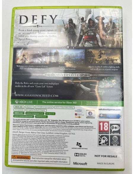 1-1-271574-2-Videojuego Xbox 360 Assassins Creed Black Flag