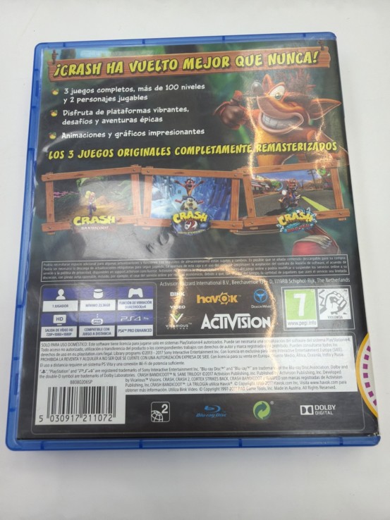 1-1-273114-3-Videojuego PS4 CRASH N Sane 